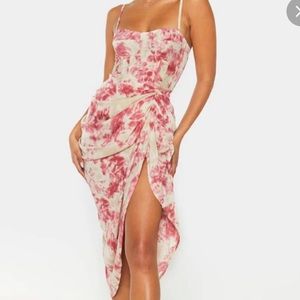 Fuschia Tie dye corset too and skirt!